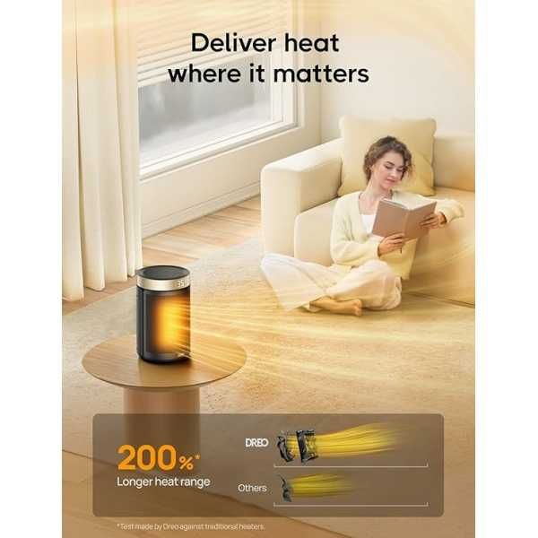 Интелигентен електрически нагревател Dreo, 1500 W