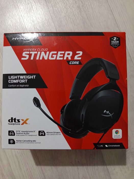 HyperX Cloud Stinger 2 Наушники игровые, новые в упаковке, оригинал.