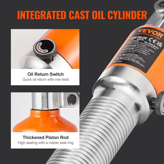 Extractor Hidraulic cu 2/3 Brate,15 Tone,305mm