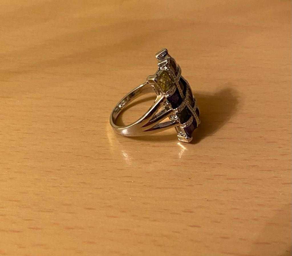 Кольцо серебряное женское