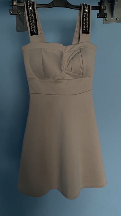 Rochiță mini, de seara, bej