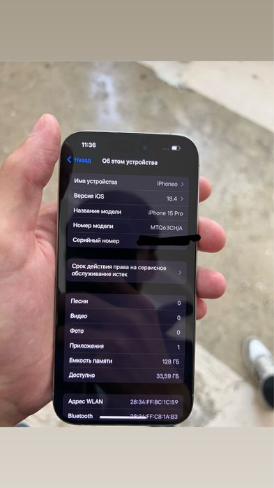 iPhone 15 pro с гарантей
