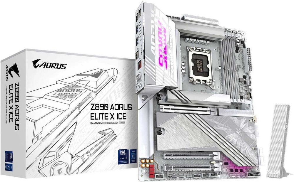 Материнская плата GIGABYTE Z890 AORUS ELITE WI FI 7 ICE