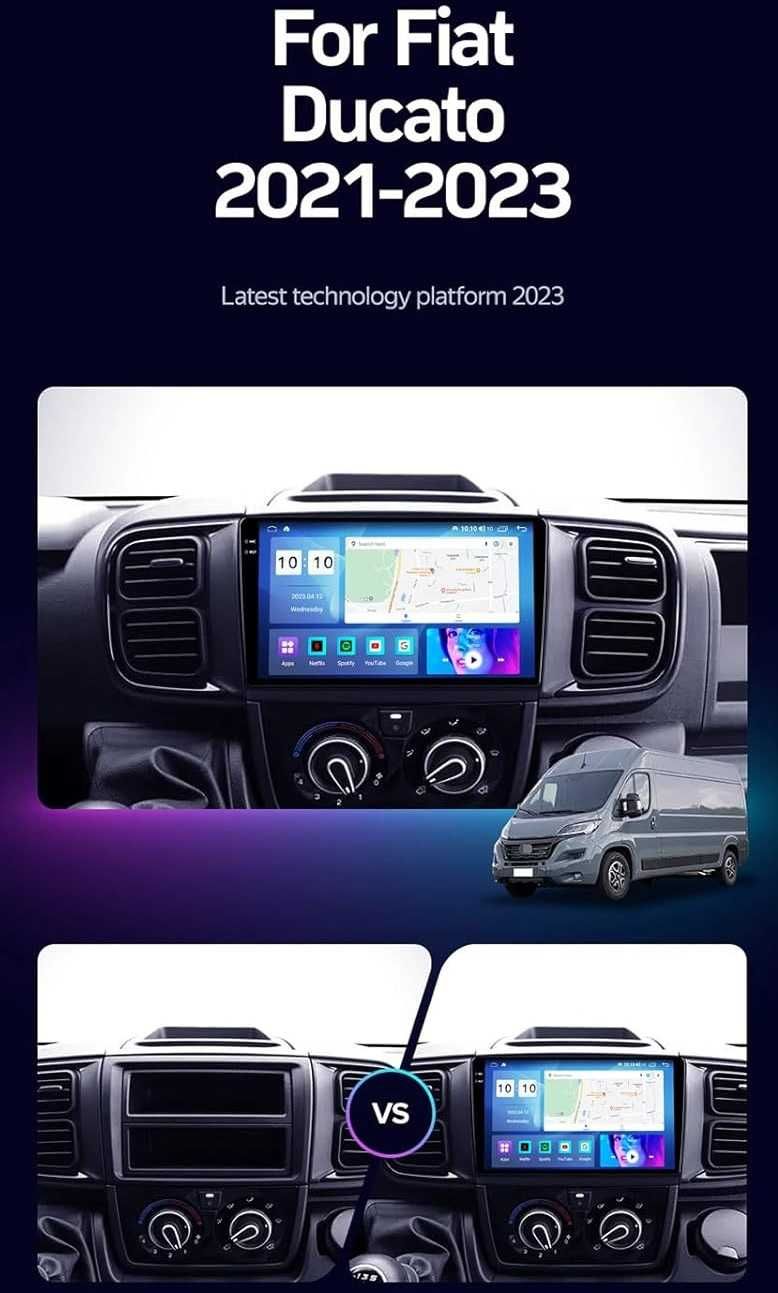 Мултимедия за Fiat Ducato навигация Android плеър 2DIN бус Ducato 2003
