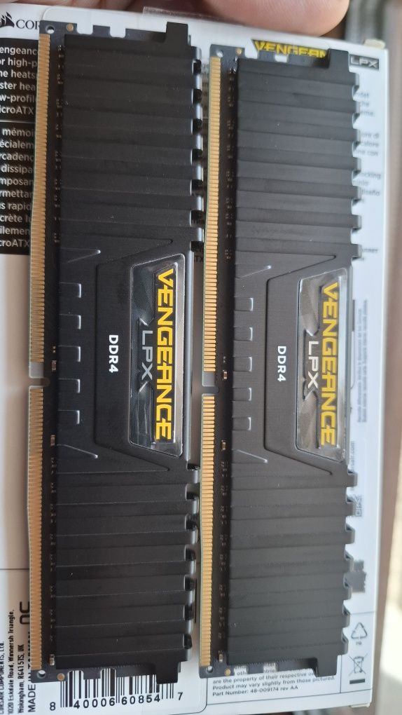 Corsair Vengeance LPX Black 32GB, DDR4, 3200MHz, CL16, Dual Chan