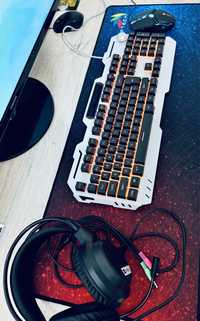 Клавиатура+мышка+наушники