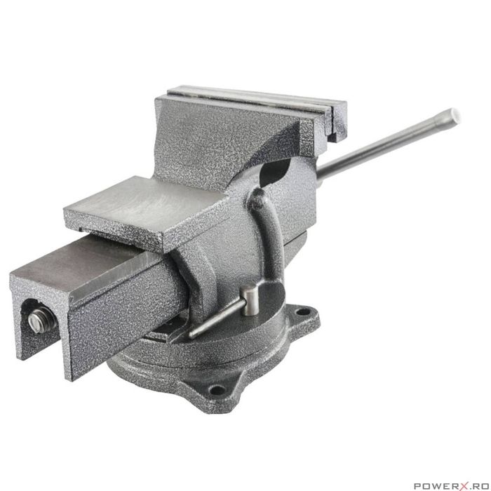 Menghina rotativa turnata, rotație 360°, de banc, cu nicovala, 150