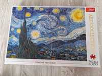 Vand puzzle 1000 de piese cu The Starry Night de Vincent Van Gogh