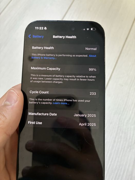 iPhone 16 pro 99%батерия