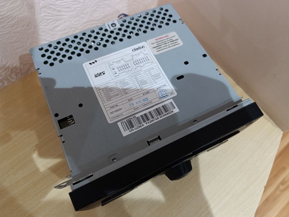 Новый магнитофон на Lacetti