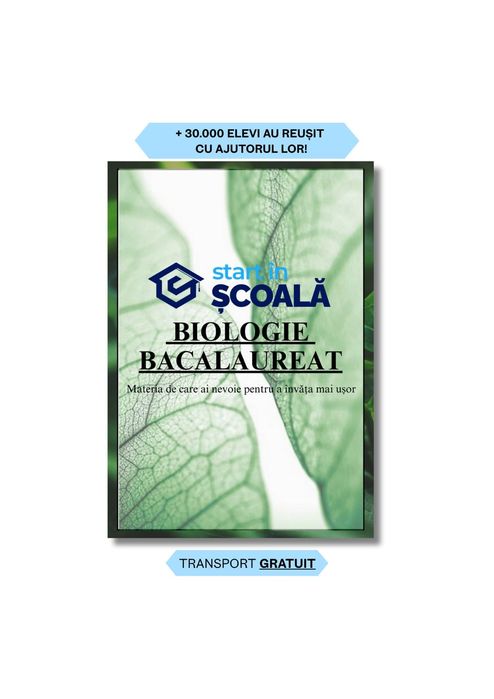 Manual BAC Biologie – Start in Scoala