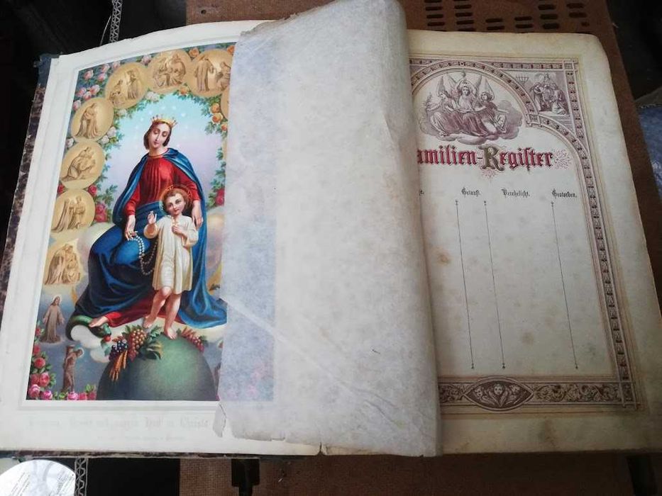 vand carte religioasa foarte veche,vintage,1873