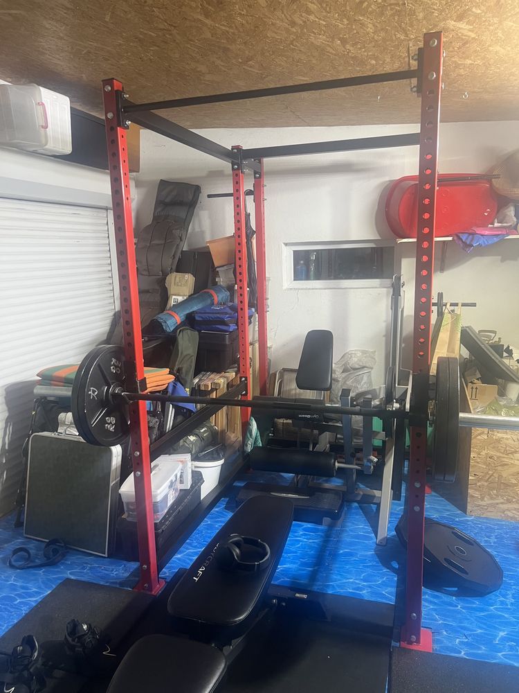 Aparat Fitness power Rack cu acesoriu pentru flotări la paralele