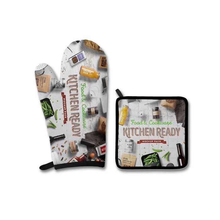 Текстиль для кухни, фартуки, прихватки, полотенца