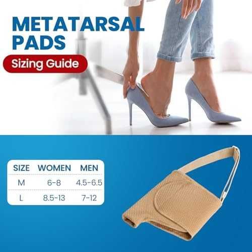 Нови Подложки за болки в ходилото с дишащ гел и стабилна опора за жени