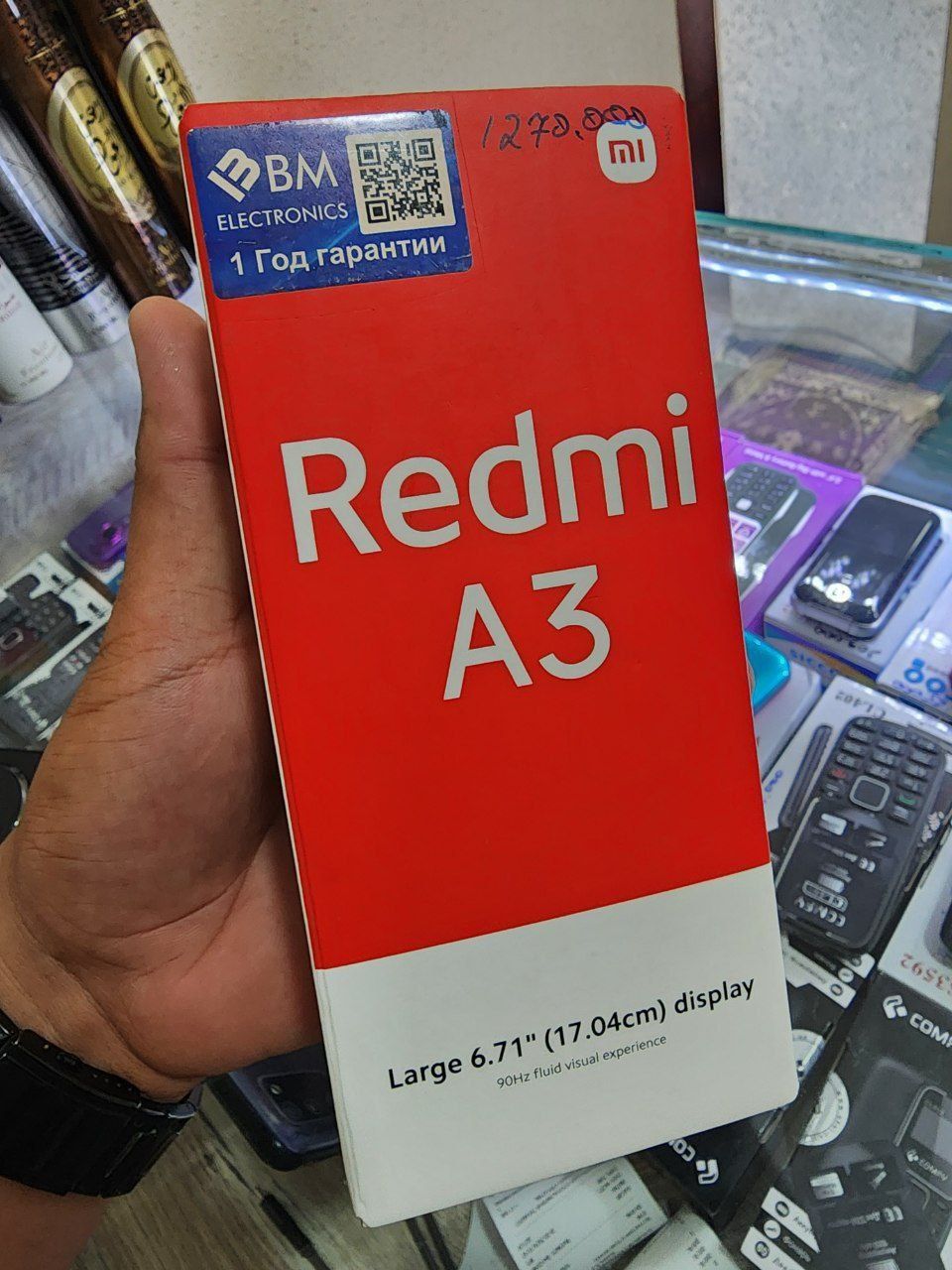 Redmi a3x 1 yil kafolatli bilan