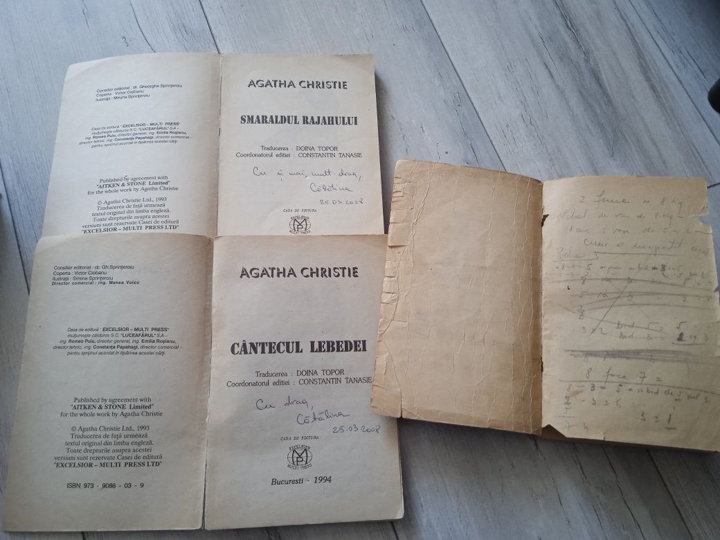 Set Cărți Agatha Christie si A. Conan Doyle