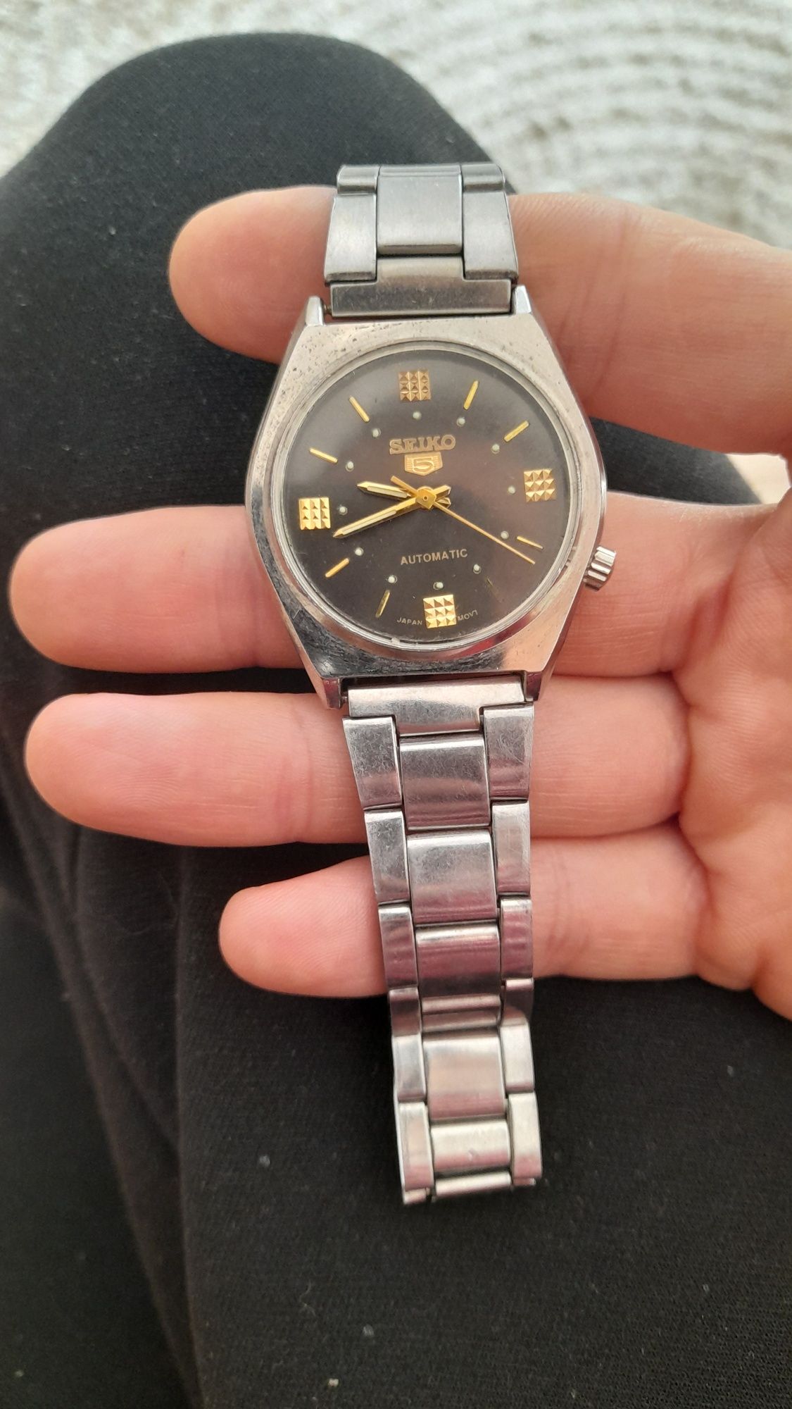 ceas seiko 5 automatic casual brățară otel inoxidabil