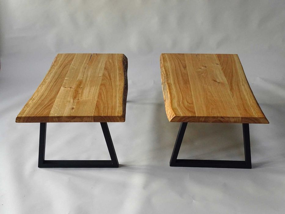 Masuta de cafea din stejar rustic