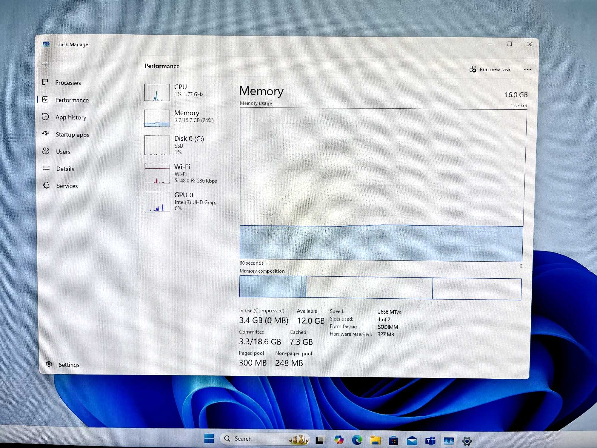 ThinkCentre M90a 23.8" AIO Core i3-10100 16GB 256GB nVMe Win 11 Touch