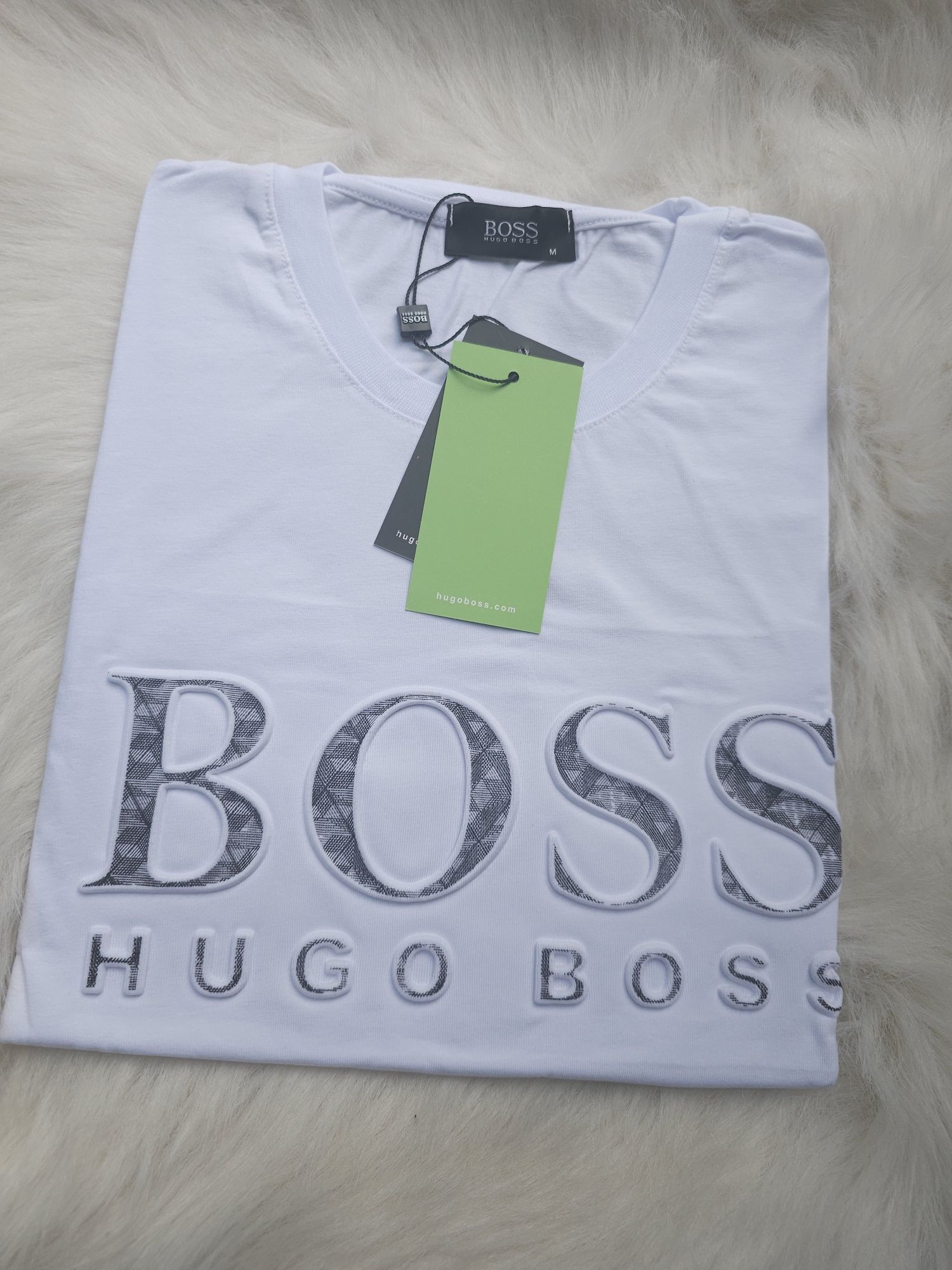 Мъжки тениски Boss тъмносиня Черна и бяла S, M, L, XL и XXL