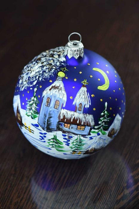 Globuri pictate manual