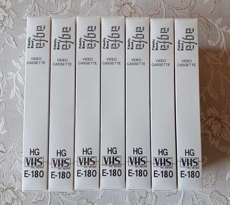 Нови видеокасети VHS TDK, JVC, BASF, Sony, Memorex. Konica