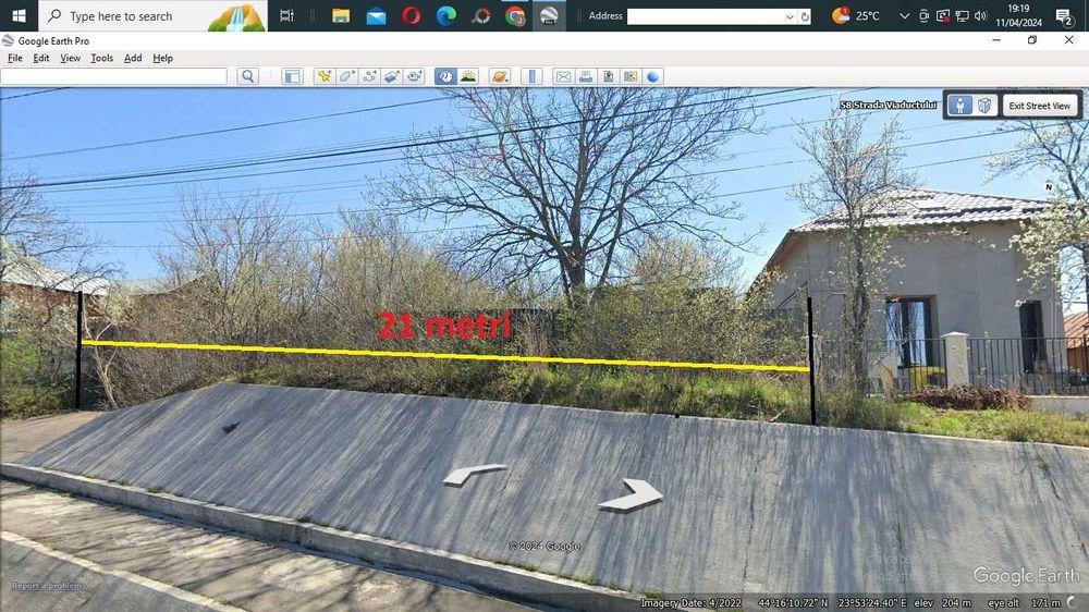 Vand  1.900 mp teren,Carcea,Str.Viaductului-intre case
