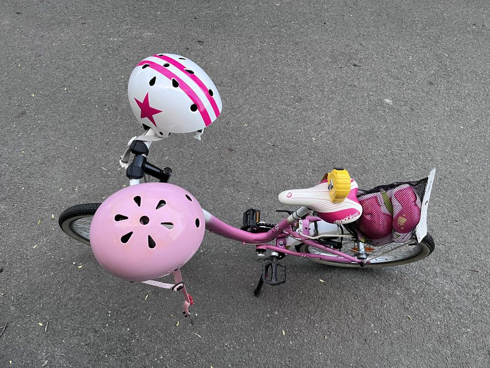 Bicicleta fete 20” + protectii si casca cadou