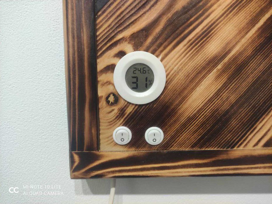 Ночник светильник картина из дерева