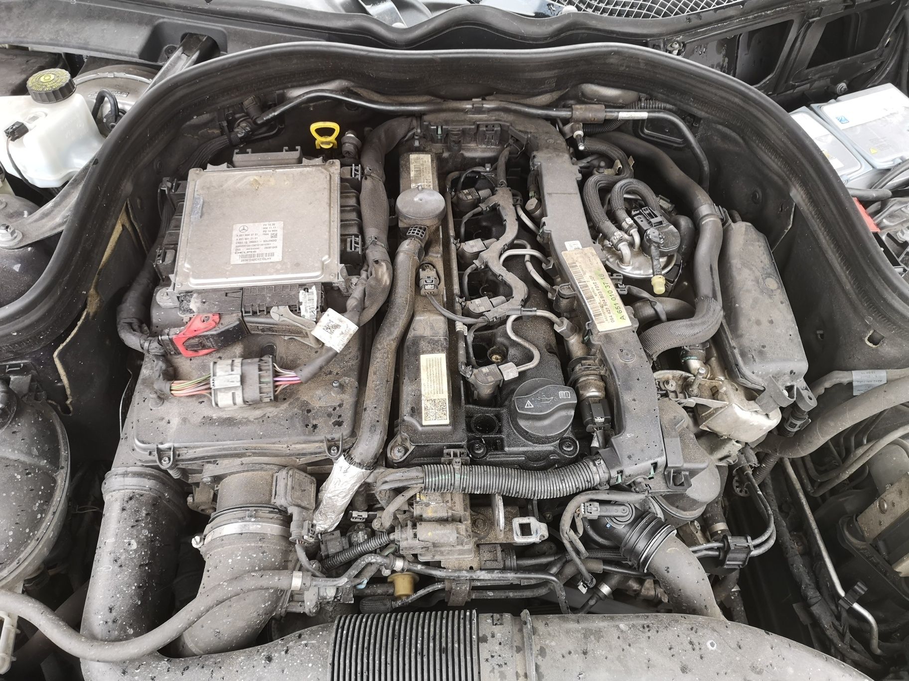 Motor la cheie OM651 Mercedes W212 2.2 CDI 2014