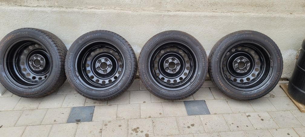 Jante tabla '16 vw,skoda, audi 5×112 cauciucuri Continental 195/60 R16