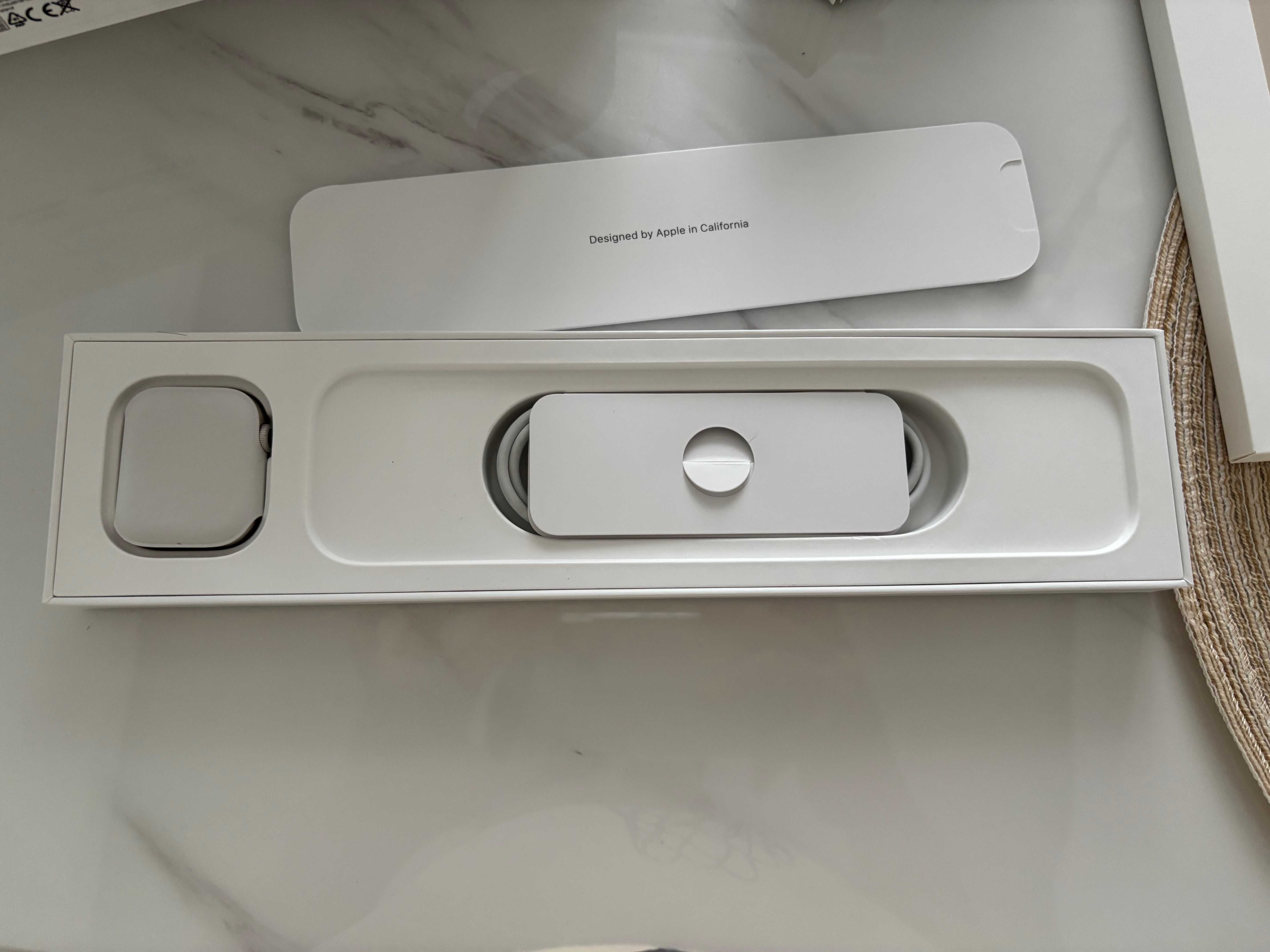 Apple Watch 7 silver 41mm IMPECABIL