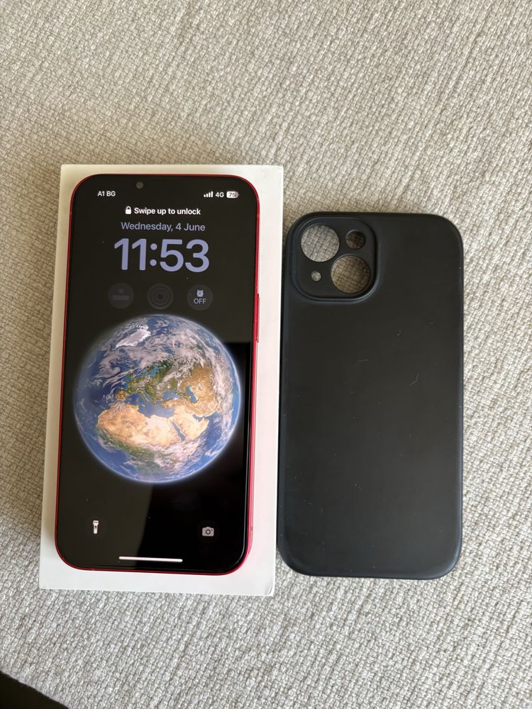 Iphone 14 256gb с калъф и протектор