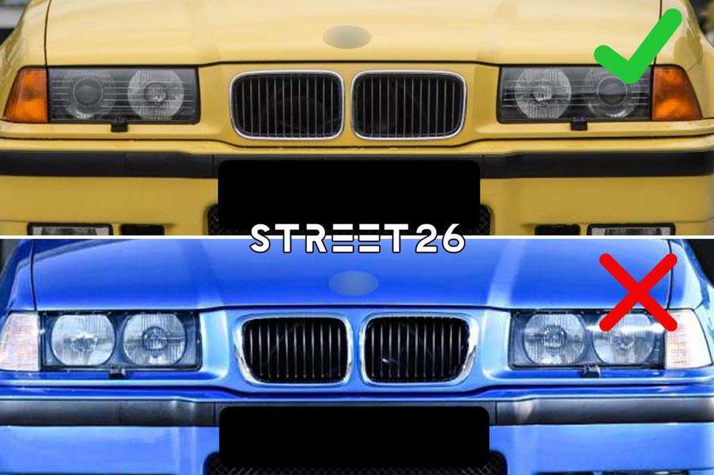 Grile Centrale BMW Seria 3 E36 Non-Facelift (1991-1996) Negru Lucios