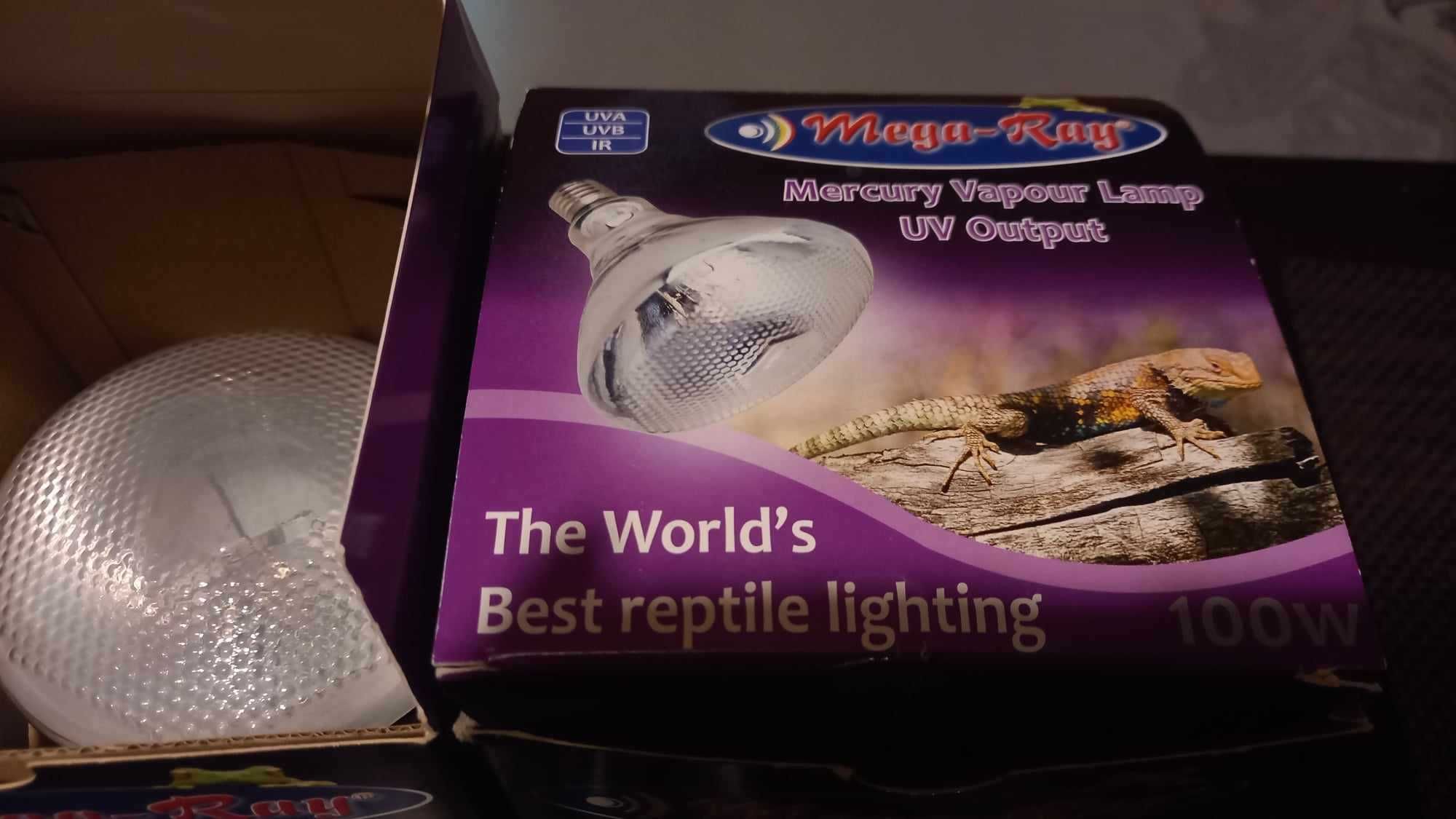 UV Лампа Mega Ray за терариум, 100 W