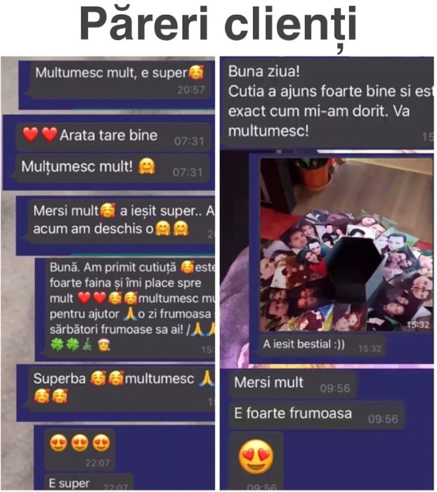 Cutie foto cu surprize Valentine’s Day/Dragobete