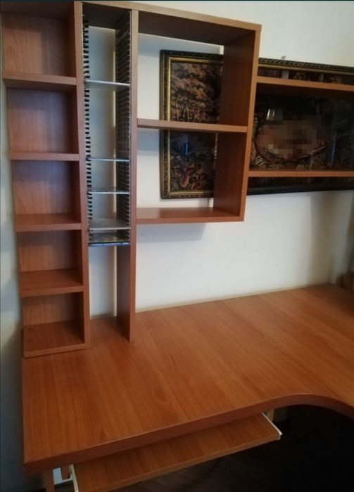 Birou pe colț 120/140cm (cireș)