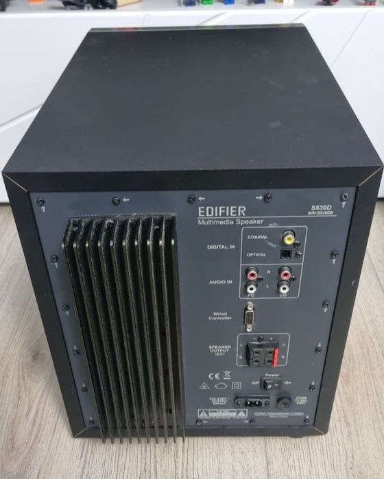 Subwoofer audio 2.1 Edifier S530 D 8" inch activ pasiv 8 Ω ohm 145w
