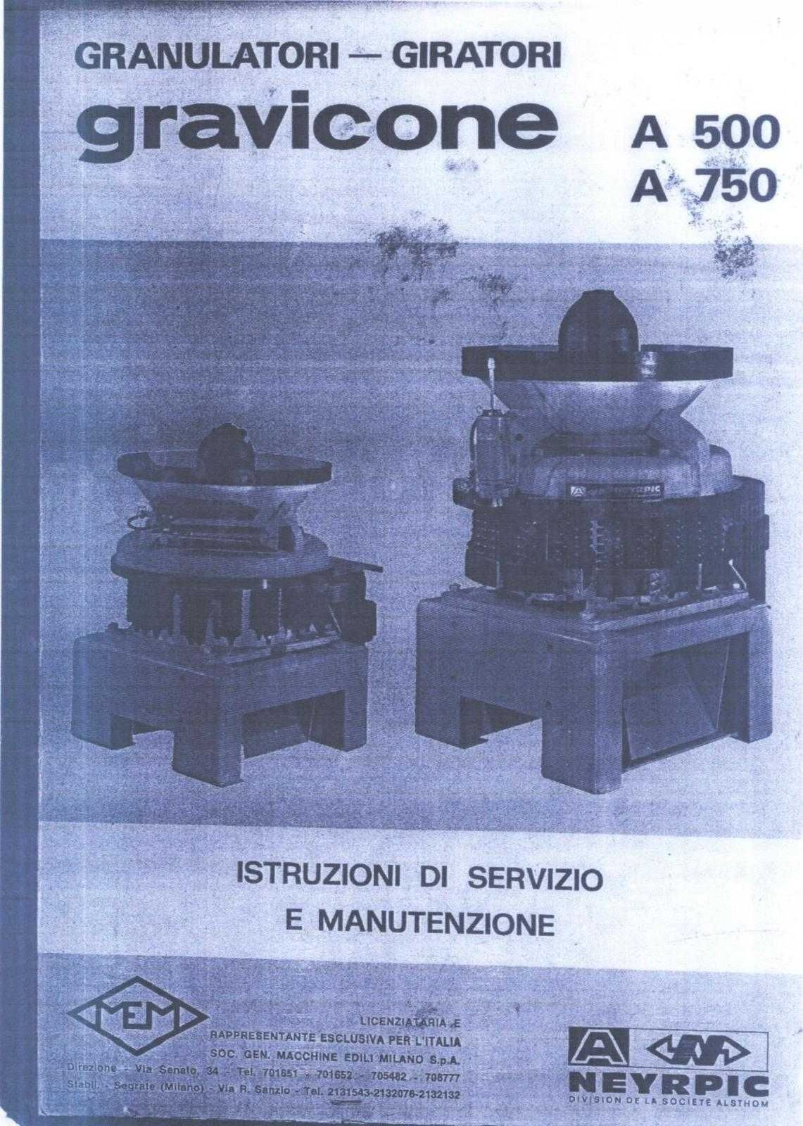 Granulator cu con marca MEM