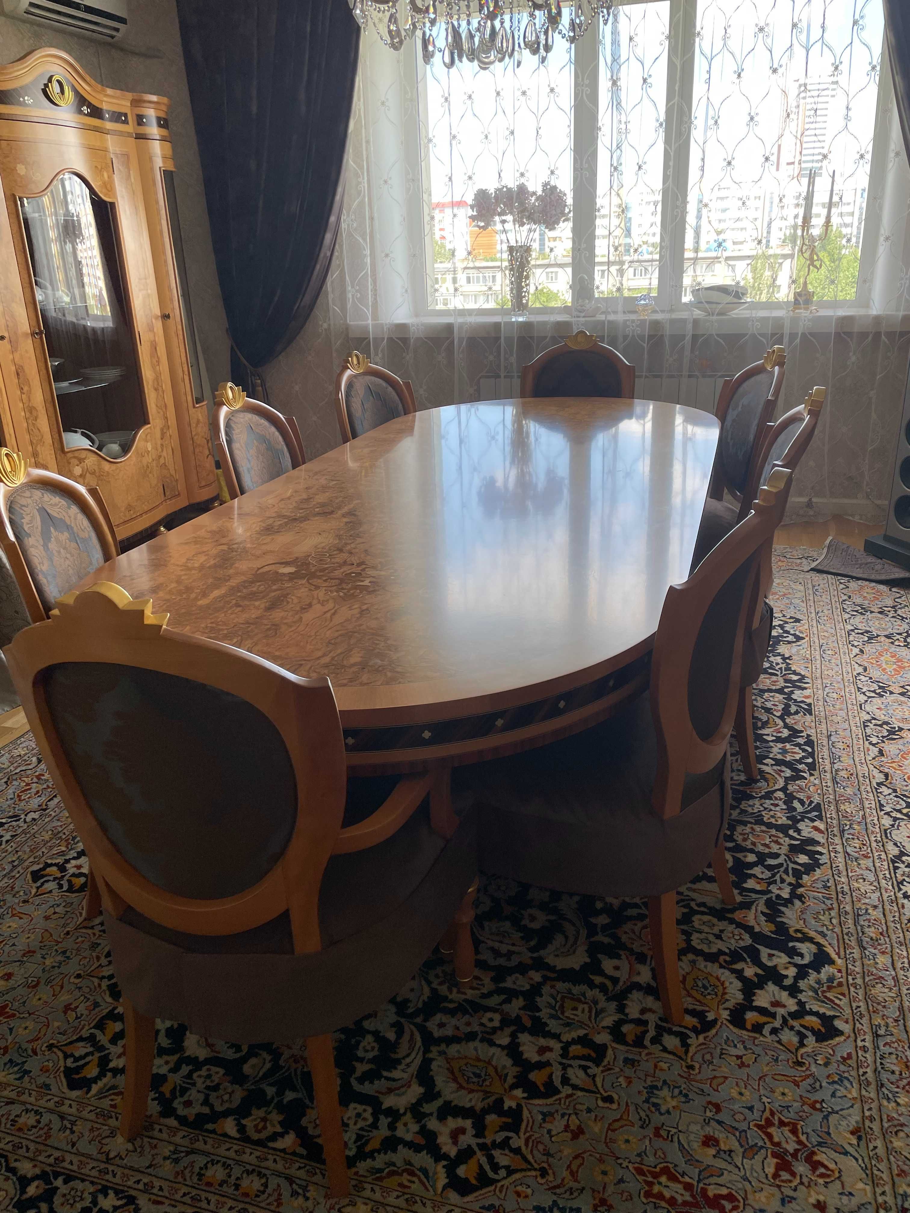 Продам стол, стулья в гостинную, Италия
