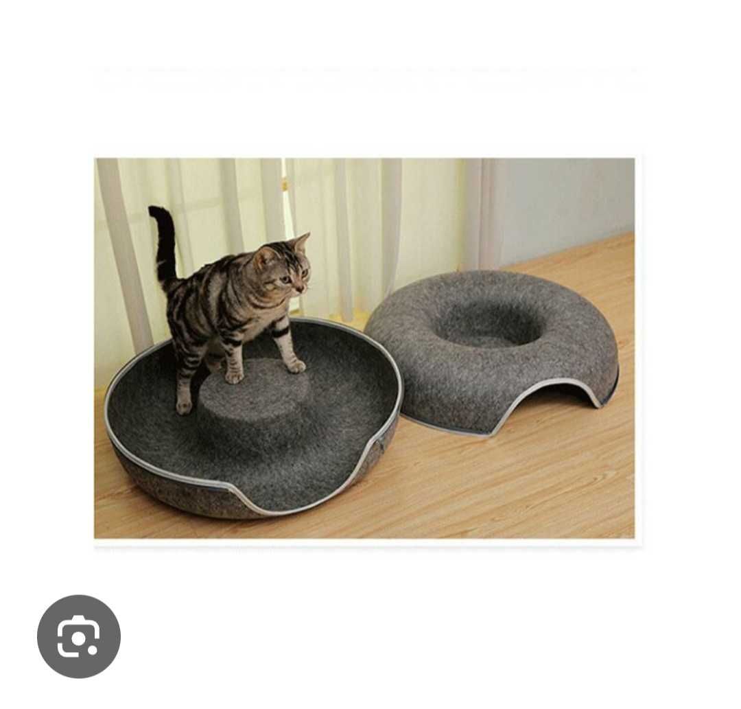 Легло за котки с цип тунел