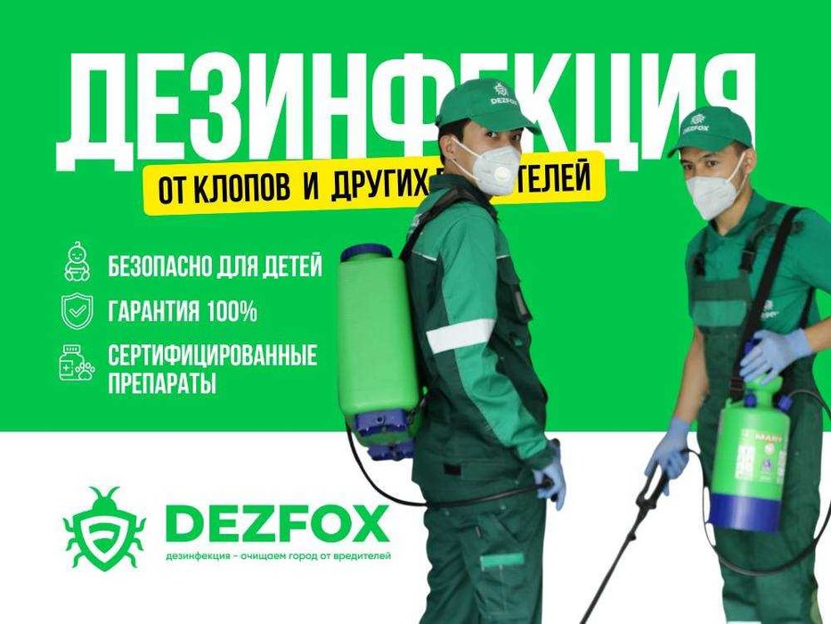 Уничтожение Клопов Комаров Таракан Санитарная Дезинфекция Дезинсекция