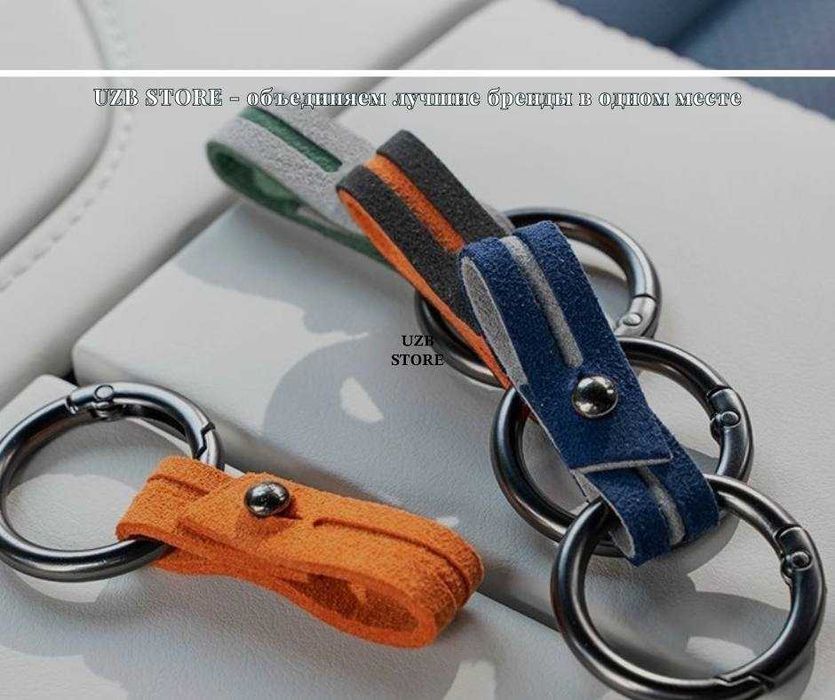 Чехол из Alcantara для Bluetooth-ключа Чёрного цвета для моделей Zeekr