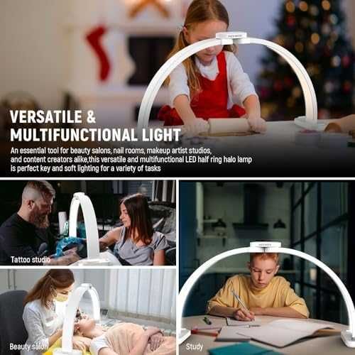 Нова NEEWER LED лампа 40W за маникюр грим бюро снимки видео 29 инча