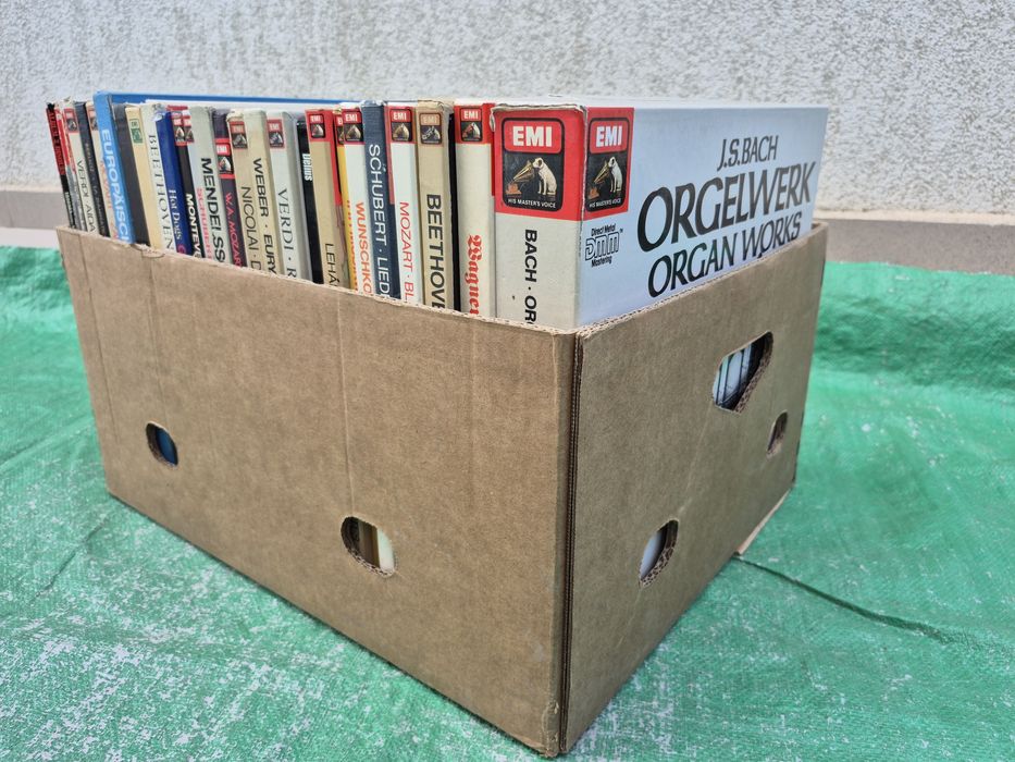 Vând Lot 150 Discuri Vinil colectia EMI HIS MASTERS VOICE muzica clasi