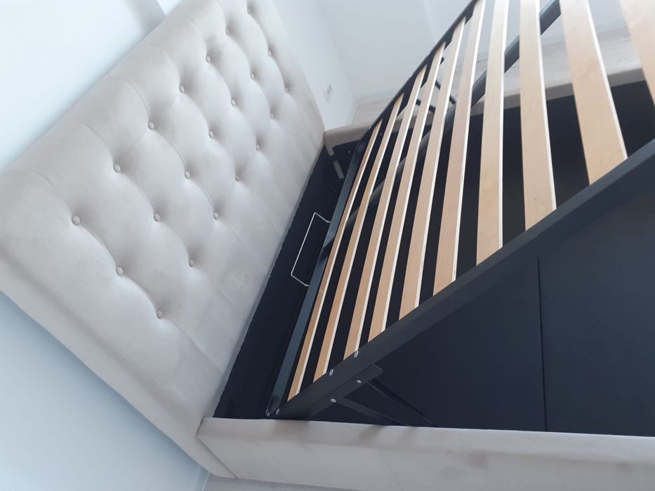 Pat rezistent cu lada de depozitare si garantie de la 1350