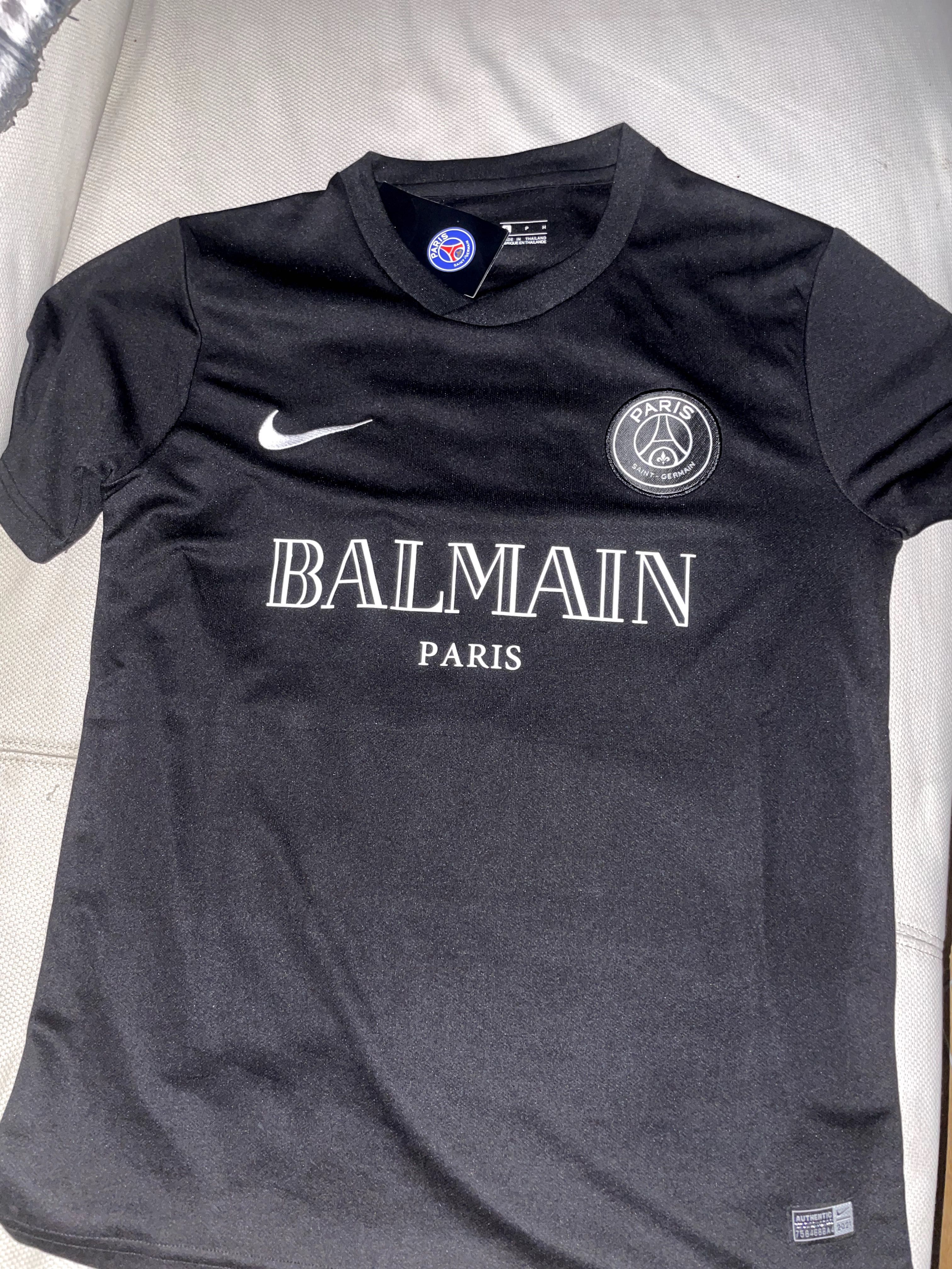Balmain Psg Neymar Jr 10 тениска размер S чисто нова