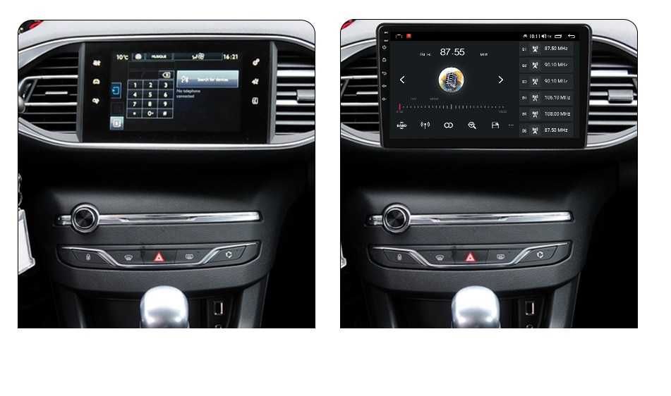 Navigatie Peugeot 308 din 2013 - 2019 , Garantie 2GB 4GB 8GB RAM