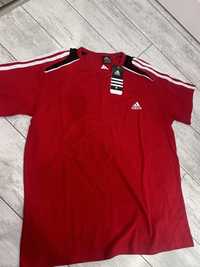 Мъжка тениска Adidas червена